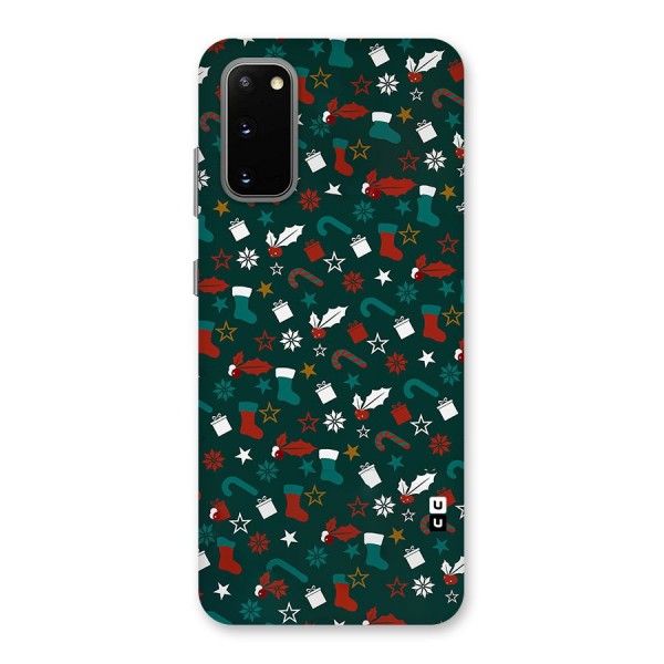 Christmas Pattern Design Back Case for Galaxy S20