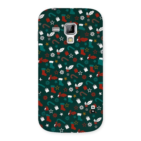 Christmas Pattern Design Back Case for Galaxy S Duos