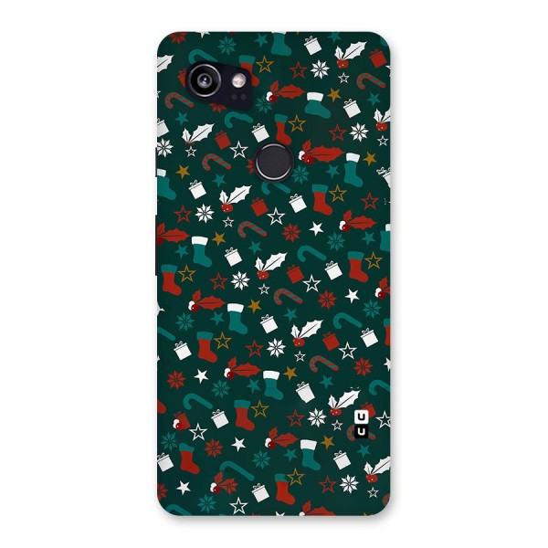 Christmas Pattern Design Back Case for Google Pixel 2 XL