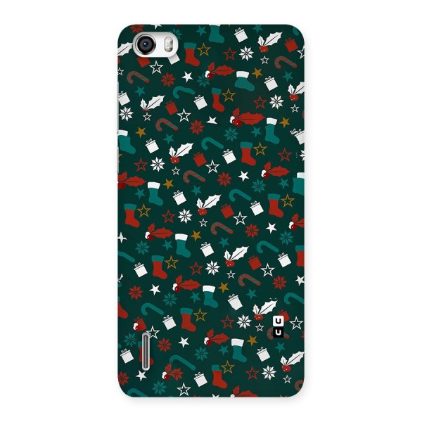 Christmas Pattern Design Back Case for Honor 6