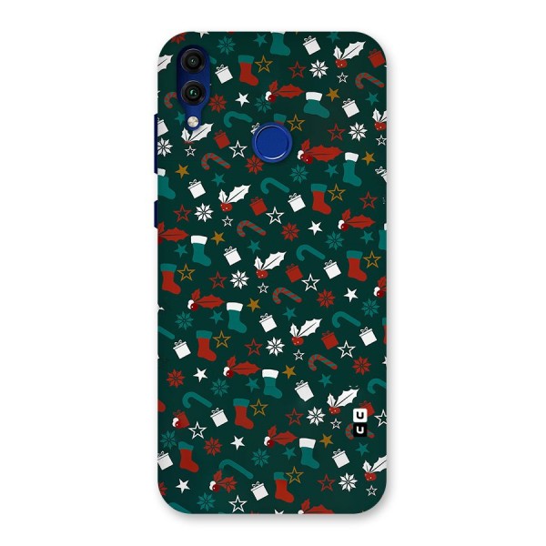 Christmas Pattern Design Back Case for Honor 8C