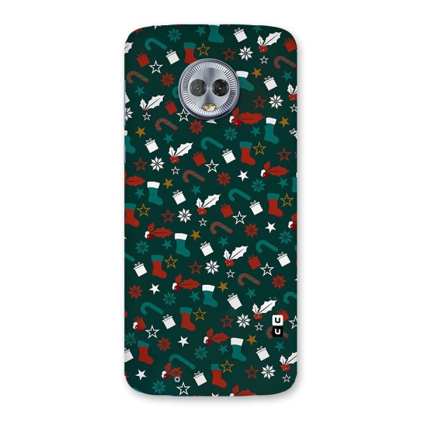 Christmas Pattern Design Back Case for Moto G6