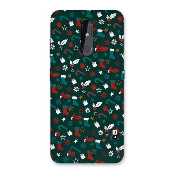 Christmas Pattern Design Back Case for Nokia 3.2