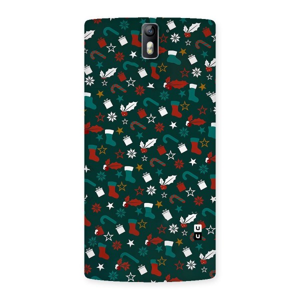 Christmas Pattern Design Back Case for One Plus One