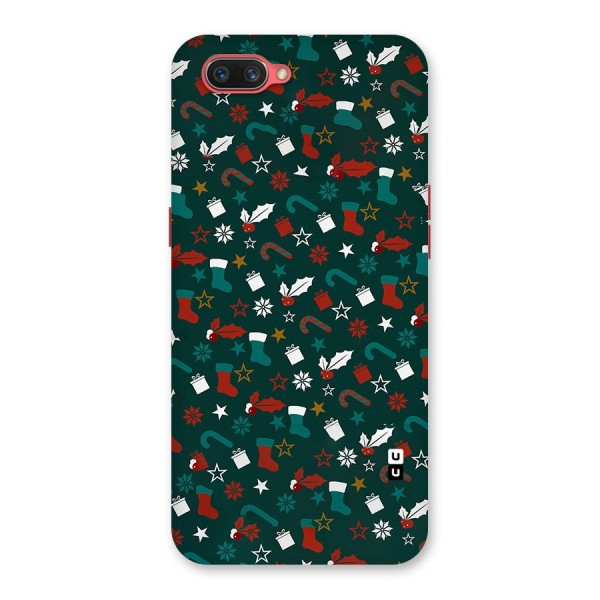 Christmas Pattern Design Back Case for Oppo A3s