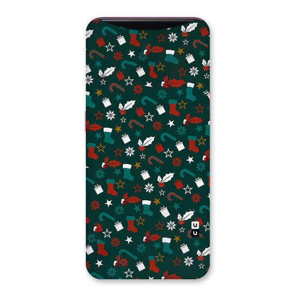 Christmas Pattern Design Back Case for Oppo Find X