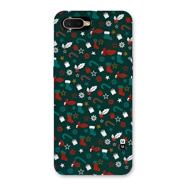 Christmas Pattern Design Back Case for Oppo K1