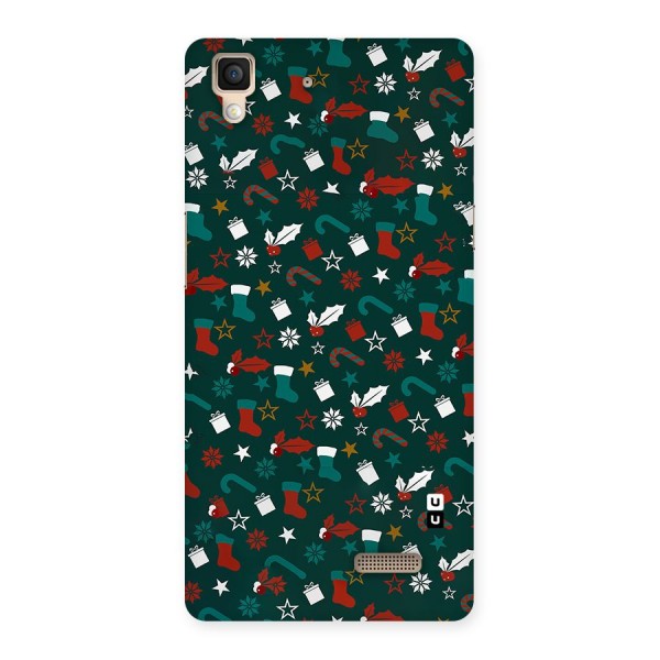 Christmas Pattern Design Back Case for Oppo R7