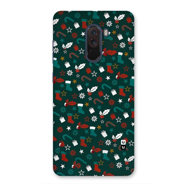 Christmas Pattern Design Back Case for Poco F1