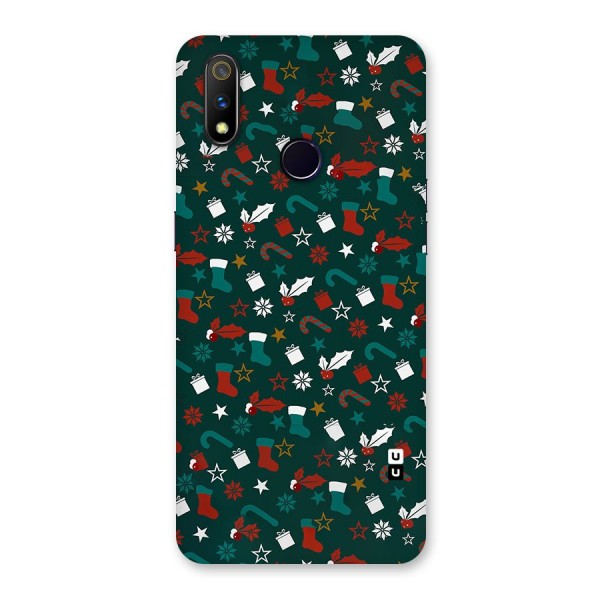 Christmas Pattern Design Back Case for Realme 3 Pro