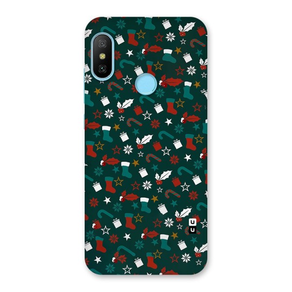 Christmas Pattern Design Back Case for Redmi 6 Pro