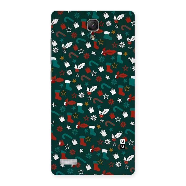 Christmas Pattern Design Back Case for Redmi Note