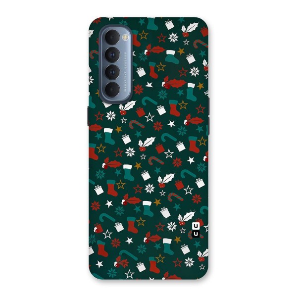 Christmas Pattern Design Back Case for Reno4 Pro