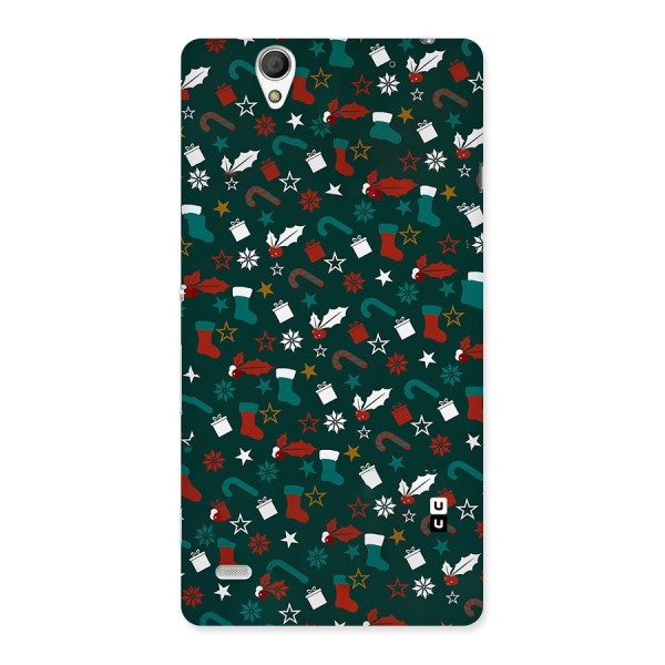 Christmas Pattern Design Back Case for Sony Xperia C4