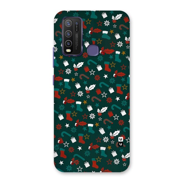 Christmas Pattern Design Back Case for Vivo Y30