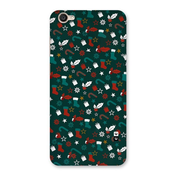 Christmas Pattern Design Back Case for Vivo Y55s