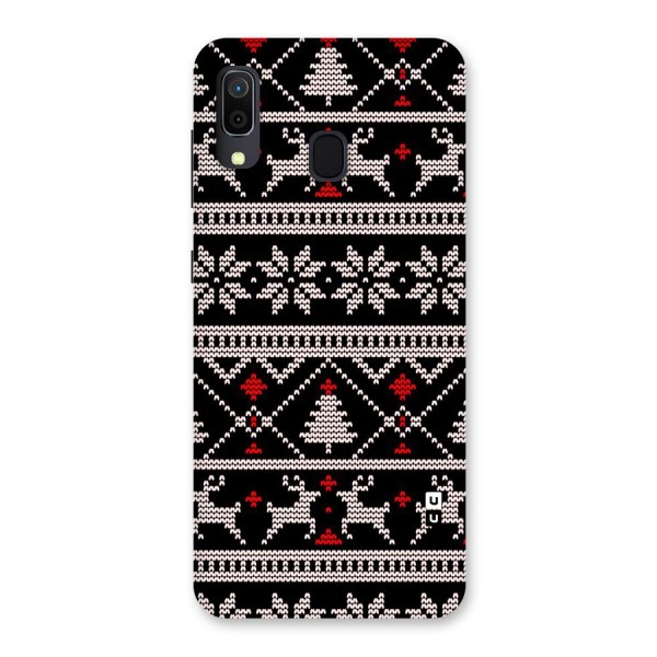 Christmas Seamless Aztec Back Case for Galaxy A30