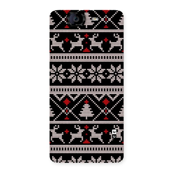 Christmas Seamless Aztec Pattern Back Case for Canvas Knight A350