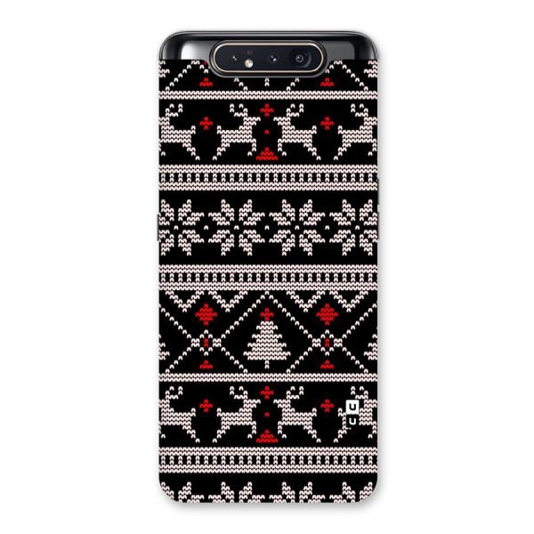 Christmas Seamless Aztec Pattern Back Case for Galaxy A80