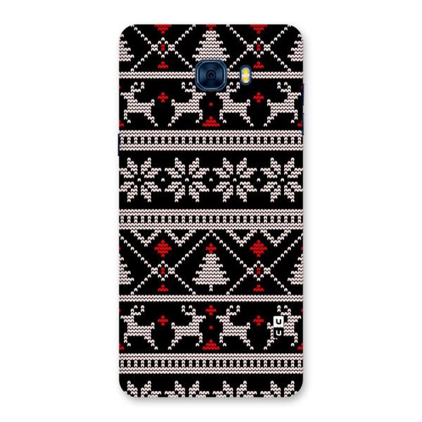 Christmas Seamless Aztec Pattern Back Case for Galaxy C7 Pro