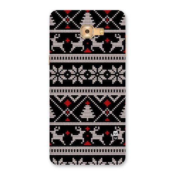 Christmas Seamless Aztec Pattern Back Case for Galaxy C9 Pro