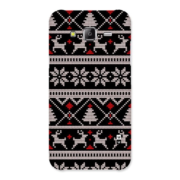 Christmas Seamless Aztec Pattern Back Case for Galaxy J5