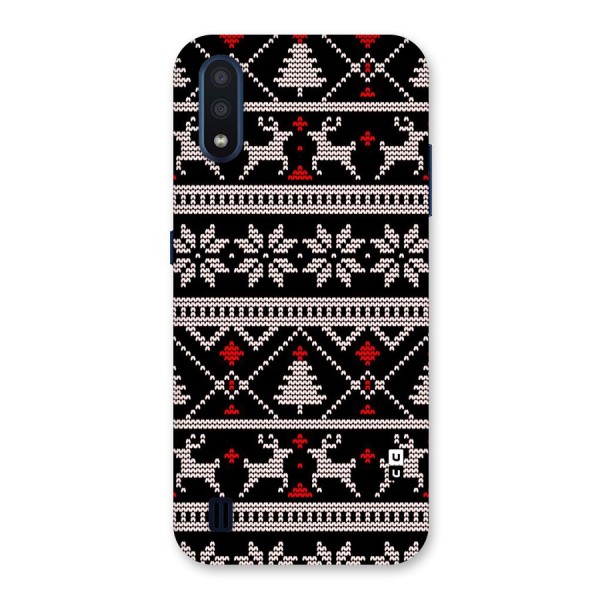 Christmas Seamless Aztec Pattern Back Case for Galaxy M01