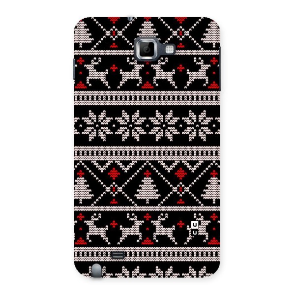 Christmas Seamless Aztec Pattern Back Case for Galaxy Note