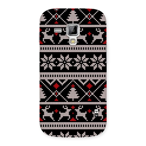 Christmas Seamless Aztec Pattern Back Case for Galaxy S Duos