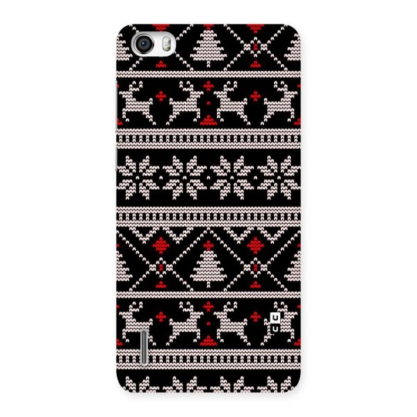 Christmas Seamless Aztec Pattern Back Case for Honor 6