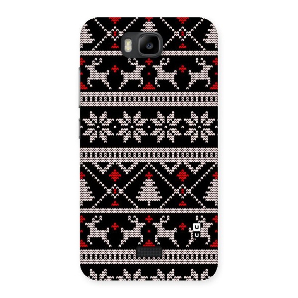 Christmas Seamless Aztec Pattern Back Case for Honor Bee