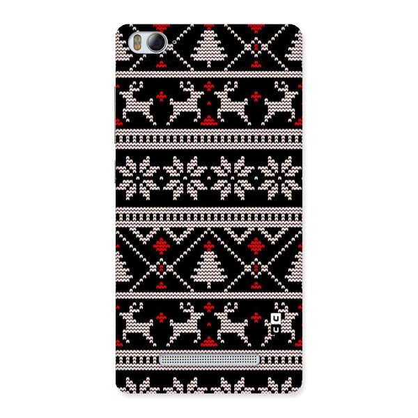 Christmas Seamless Aztec Pattern Back Case for Mi4i