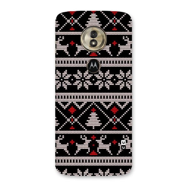 Christmas Seamless Aztec Pattern Back Case for Moto G6 Play