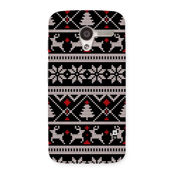 Christmas Seamless Aztec Pattern Back Case for Moto X