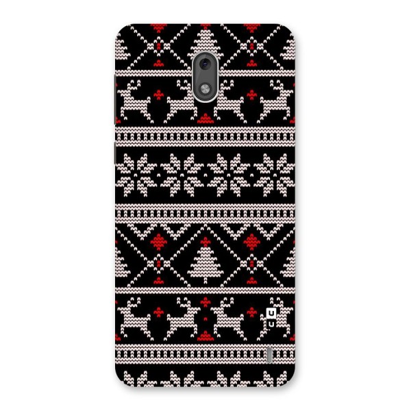 Christmas Seamless Aztec Pattern Back Case for Nokia 2