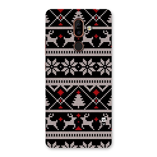 Christmas Seamless Aztec Pattern Back Case for Nokia 7 Plus