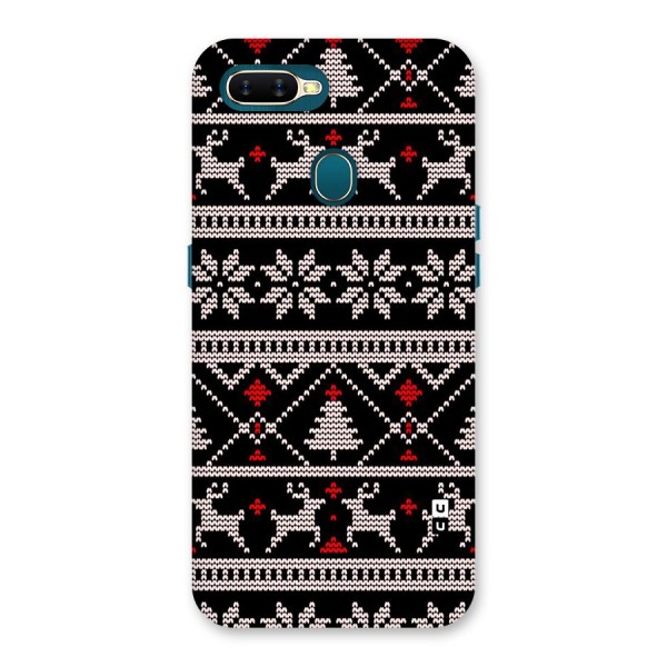 Christmas Seamless Aztec Pattern Back Case for Oppo A11k