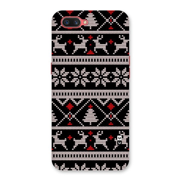 Christmas Seamless Aztec Pattern Back Case for Oppo A3s