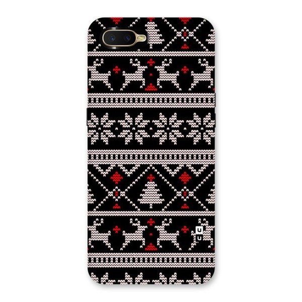 Christmas Seamless Aztec Pattern Back Case for Oppo K1