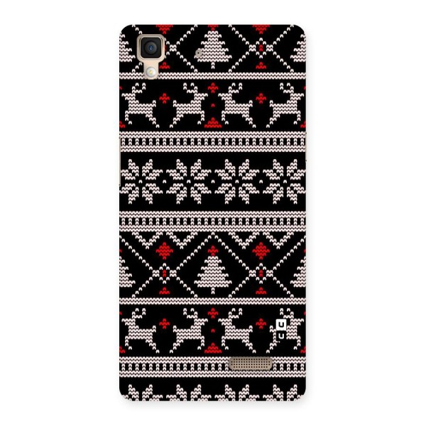 Christmas Seamless Aztec Pattern Back Case for Oppo R7