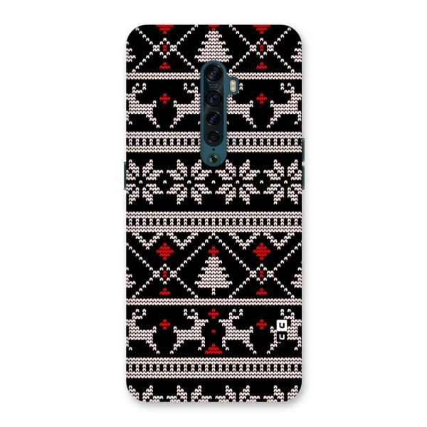 Christmas Seamless Aztec Pattern Back Case for Oppo Reno2