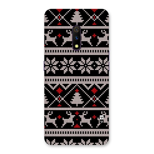 Christmas Seamless Aztec Pattern Back Case for Realme X