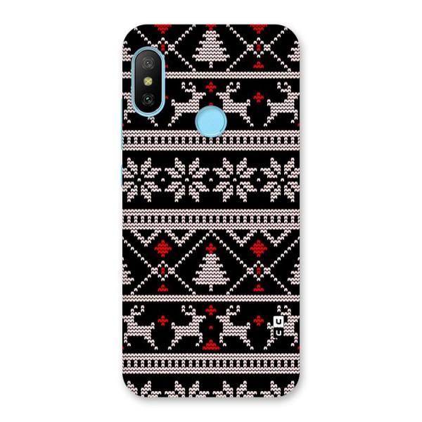 Christmas Seamless Aztec Pattern Back Case for Redmi 6 Pro