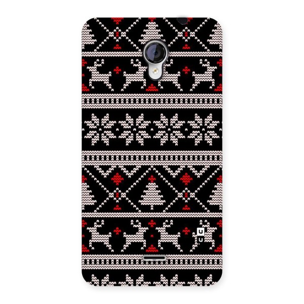 Christmas Seamless Aztec Pattern Back Case for Unite 2 A106