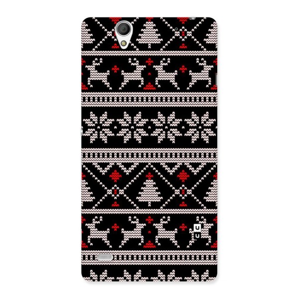 Christmas Seamless Aztec Pattern Back Case for Xperia C4