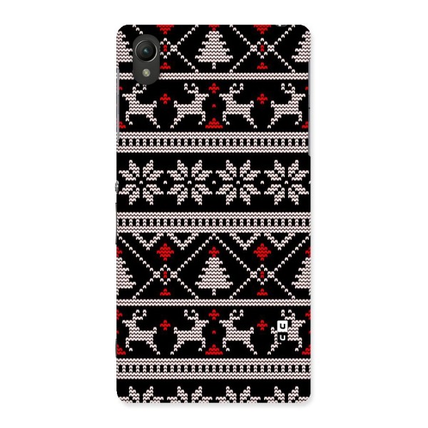 Christmas Seamless Aztec Pattern Back Case for Xperia Z2