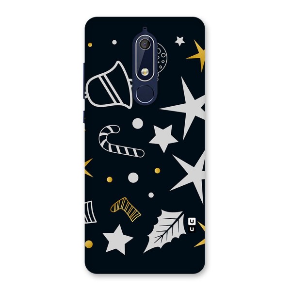 Christmas Special Pattern Back Case for Nokia 5.1