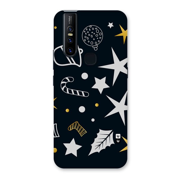 Christmas Special Pattern Back Case for Vivo V15