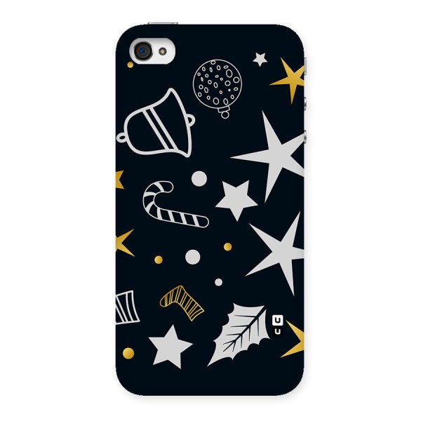 Christmas Special Pattern Back Case for iPhone 4 4s