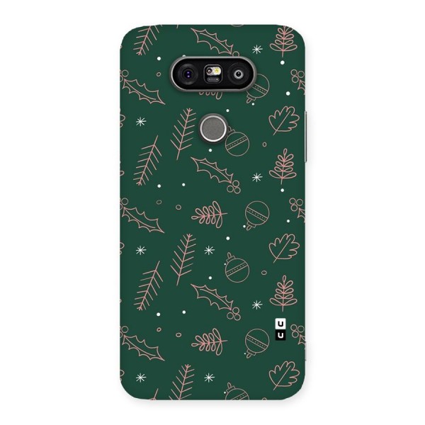 Christmas Vibes Leaves Back Case for LG G5